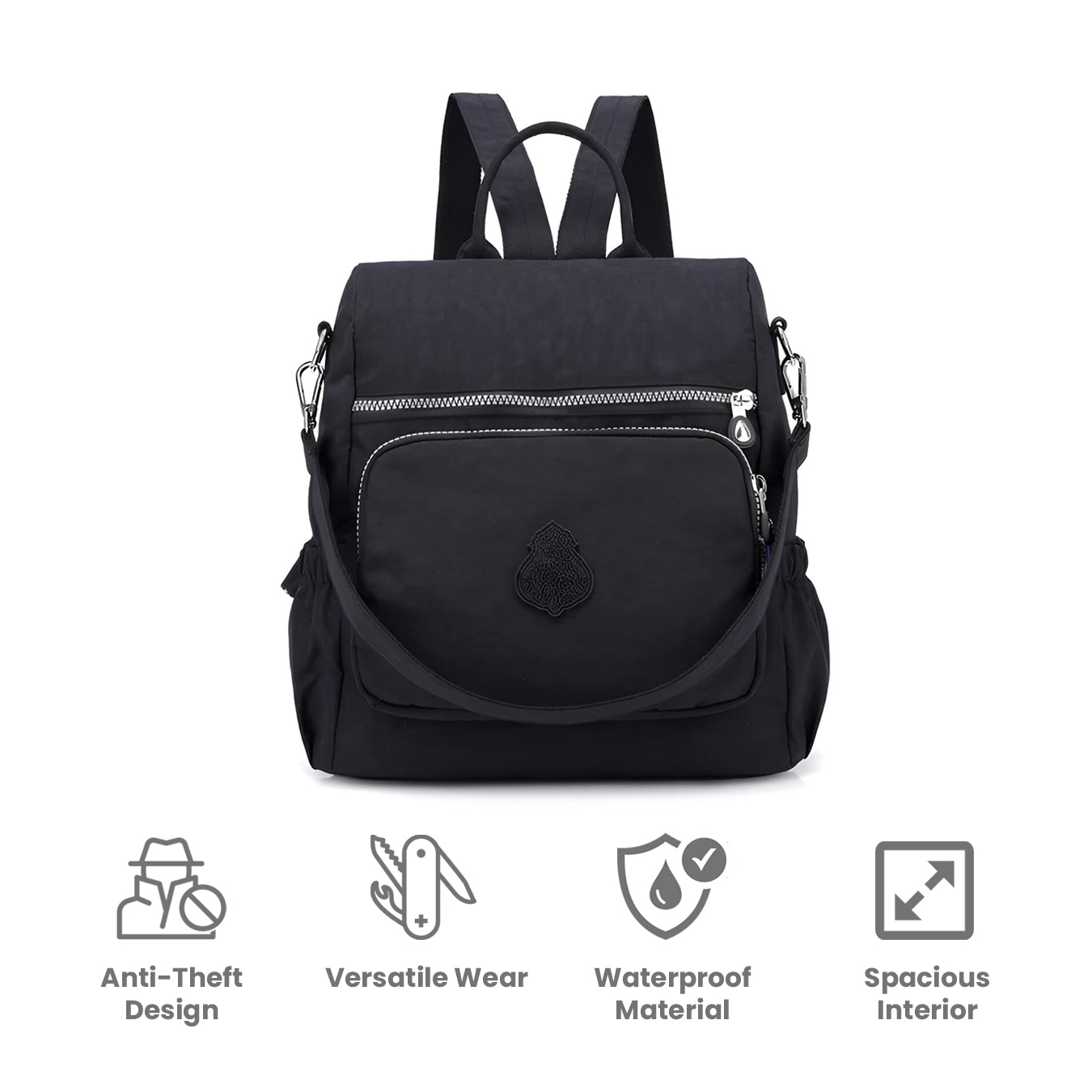 Xena | Alsidig Anti-Diebstahl Crossbody Rygsæk
