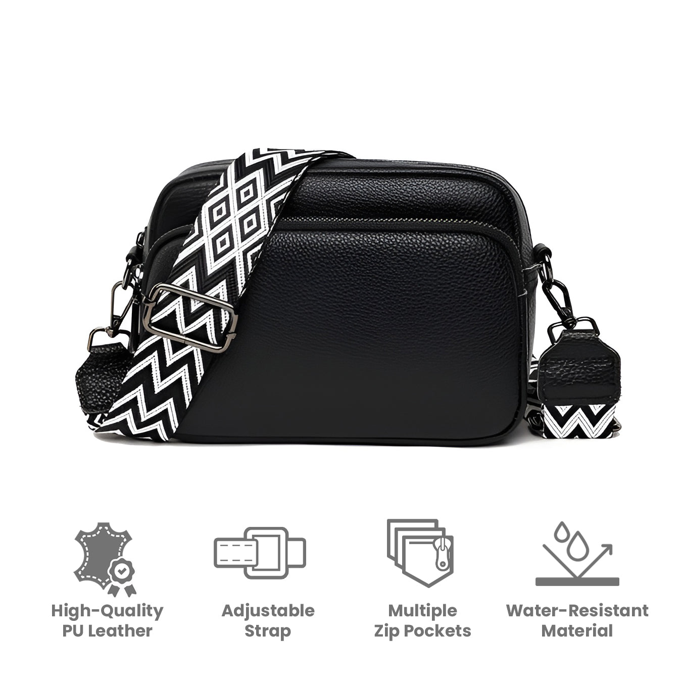 Sophia | Chic Læder Crossbody Taske