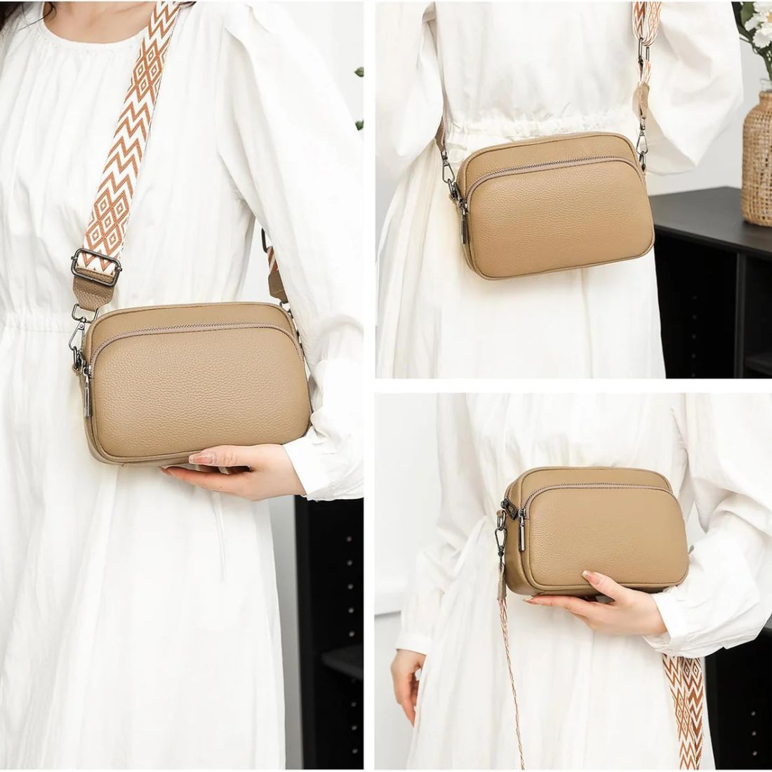 Sophia | Chic Læder Crossbody Taske
