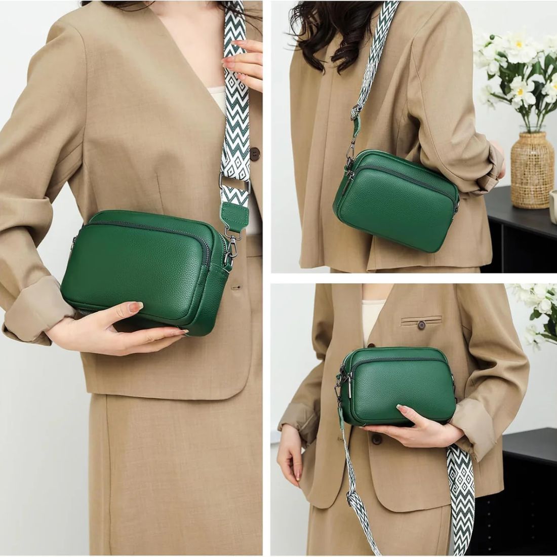 Sophia | Chic Læder Crossbody Taske
